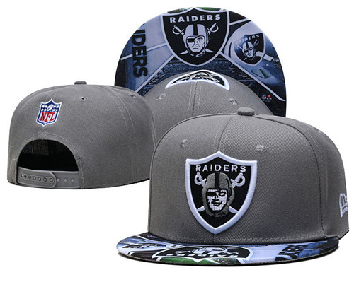 Raiders Team logo Snapback Hat--LH