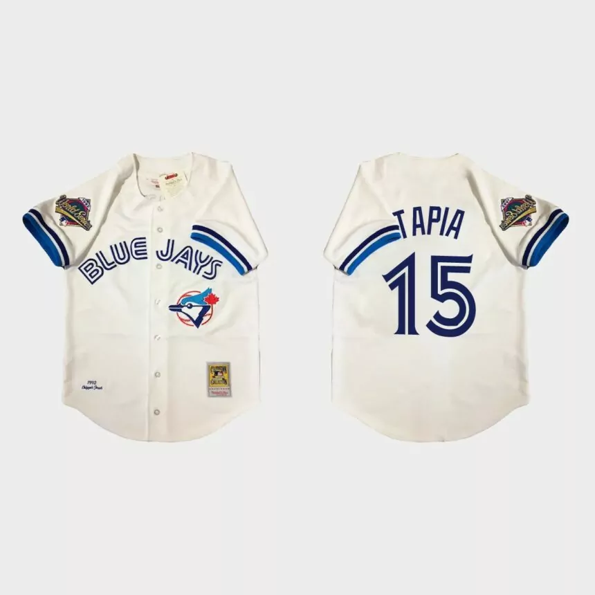 Raimel Tapia Toronto Blue Jays 1992 Authentic Jersey – White