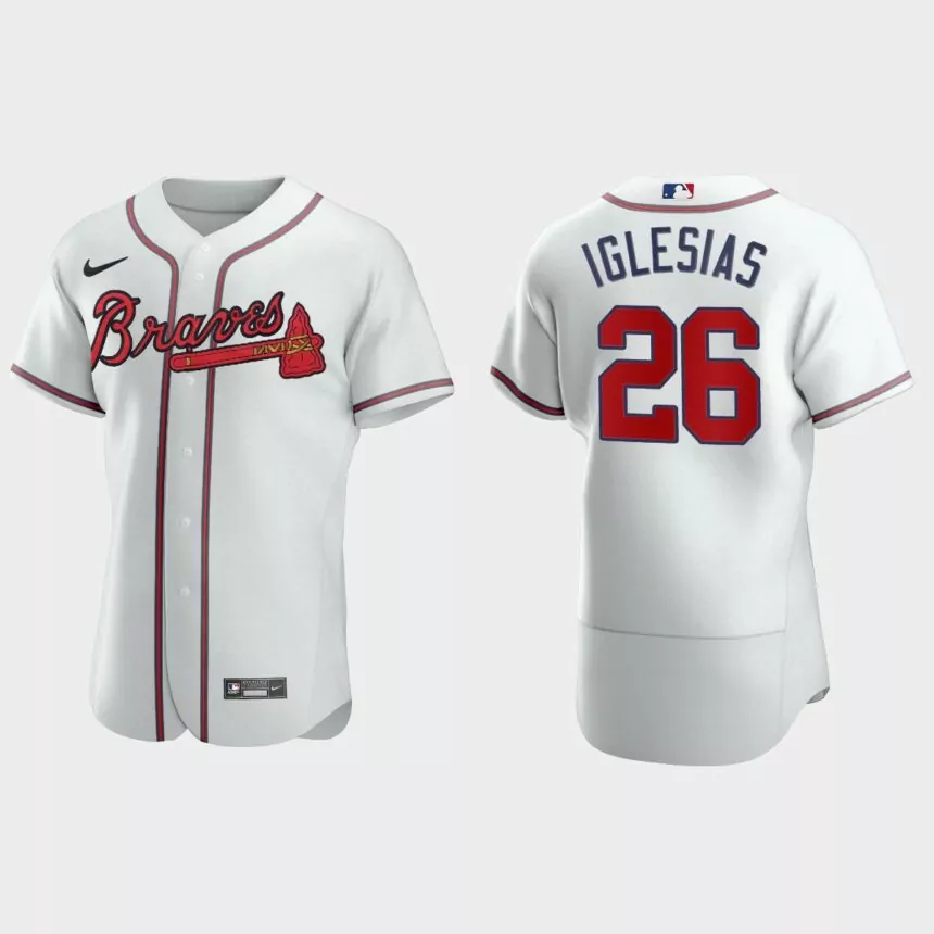 Raisel Iglesias Atlanta Braves Authentic Alternate Jersey – Navy的副本