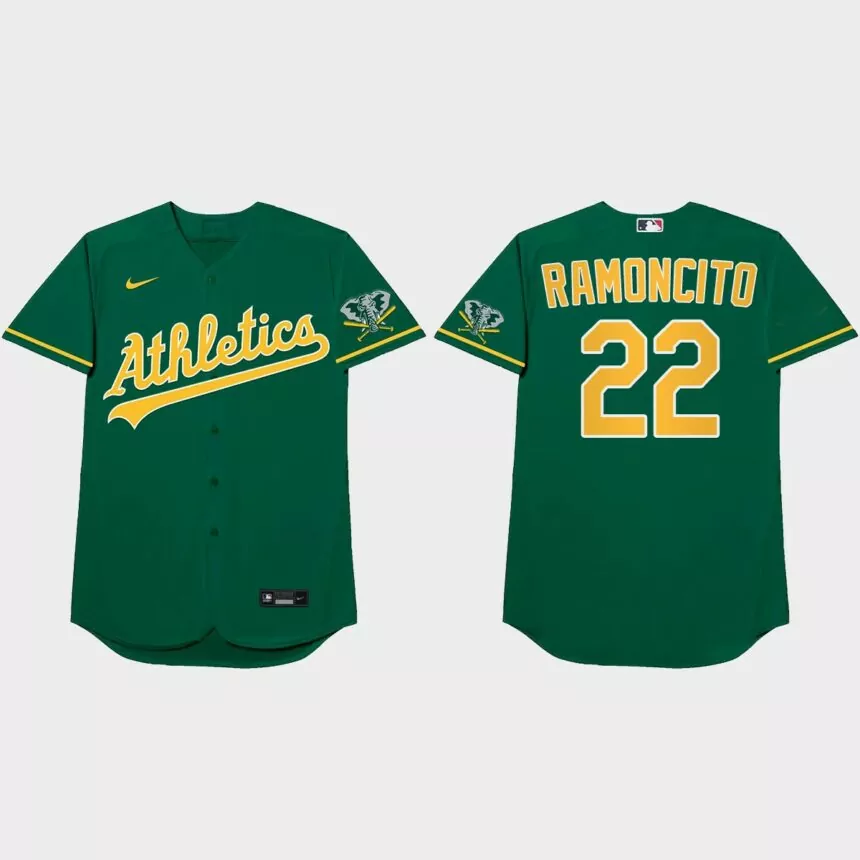 Ramon Laureano 2021 Players’ Weekend Ramoncito Nickname Jersey – Green