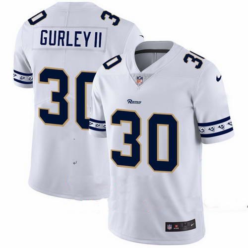 Rams 30 Todd Gurley II White 2019 New Vapor Untouchable Limited Jersey