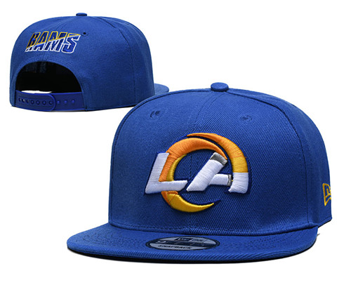Rams Blue Snapback Hat --TX