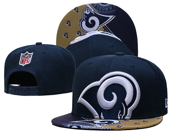Rams Navy Snapback Hat--GS