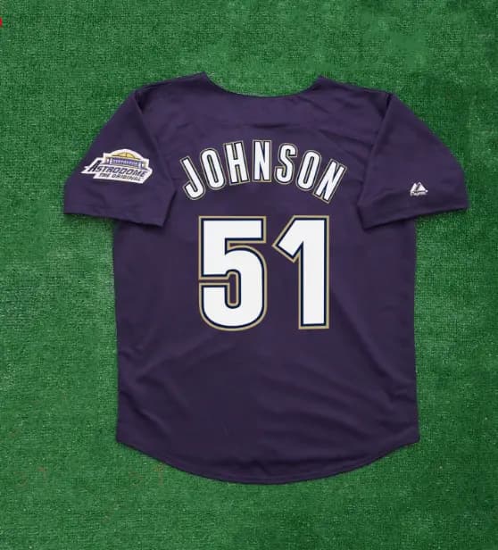 Randy Johnson 1998 Houston Astros Men's Alternate Navy Jersey