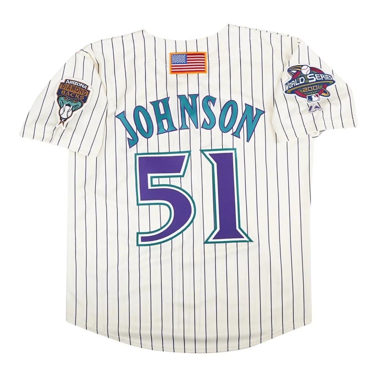 Randy Johnson 2001 Arizona Diamondbacks Alt Home World Series Men's Jersey