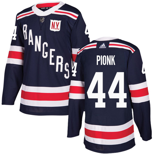 Rangers #44 Neal Pionk Navy Blue Authentic 2018 Winter Classic Stitched Hockey Jersey