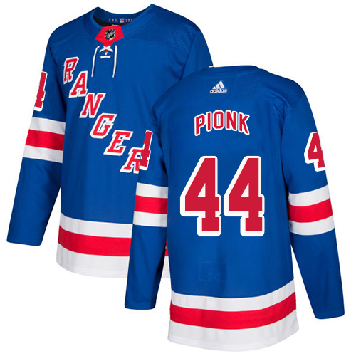Rangers #44 Neal Pionk Royal Blue Home Authentic Stitched Hockey Jersey