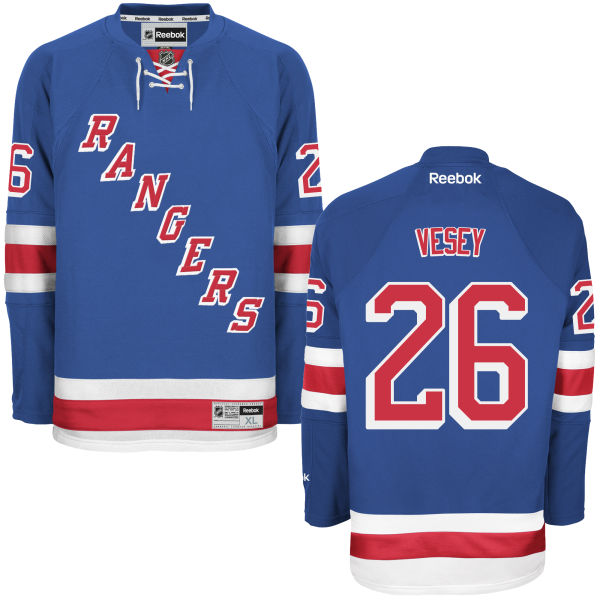 Rangers 26 Jimmy Vesey Royal Blue Premier Home Jersey