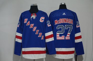 Rangers 27 Ryan McDonagh Blue US Flag Adidas Jersey