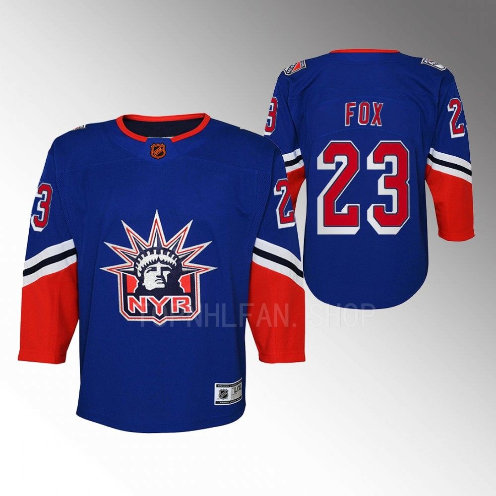 Rangers Adam Fox 2022 Special Edition 2.0 Jersey Youth Replica