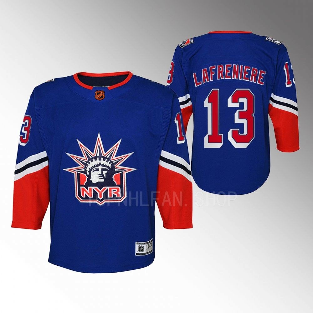 Rangers Alexis Lafreniere 2022 Special Edition 2.0 Jersey Youth Replica