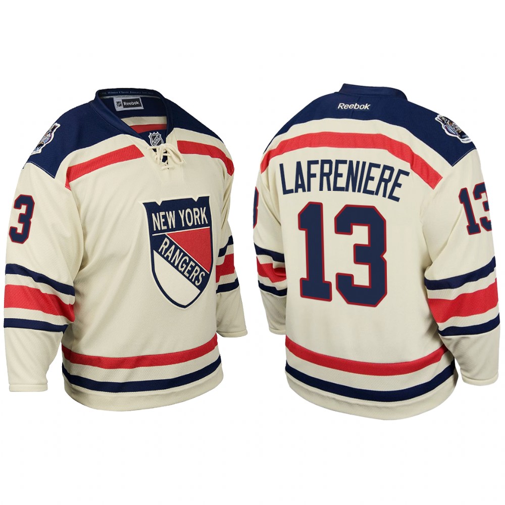 Rangers Alexis Lafreniere White 2012 Winter Classic Replica Men Jersey