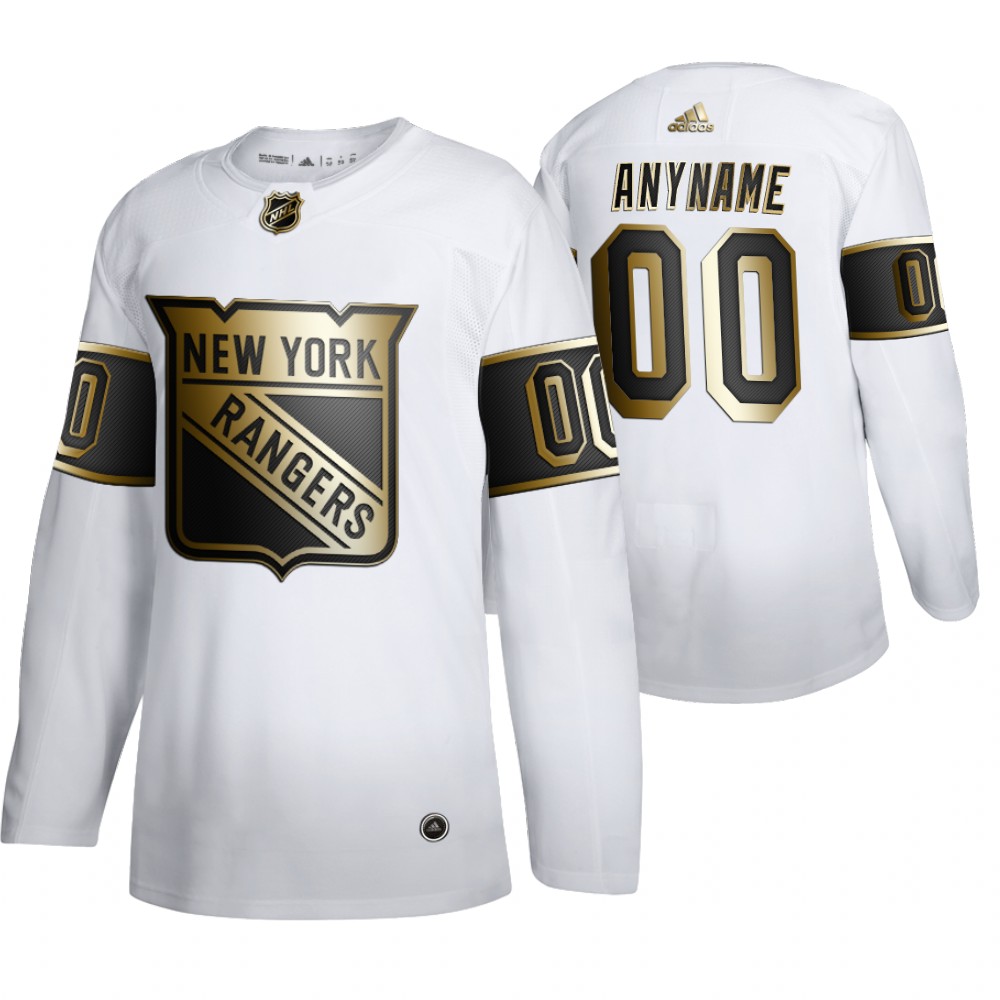 Rangers Custom Men's Authentic NHL Golden Edition Jersey