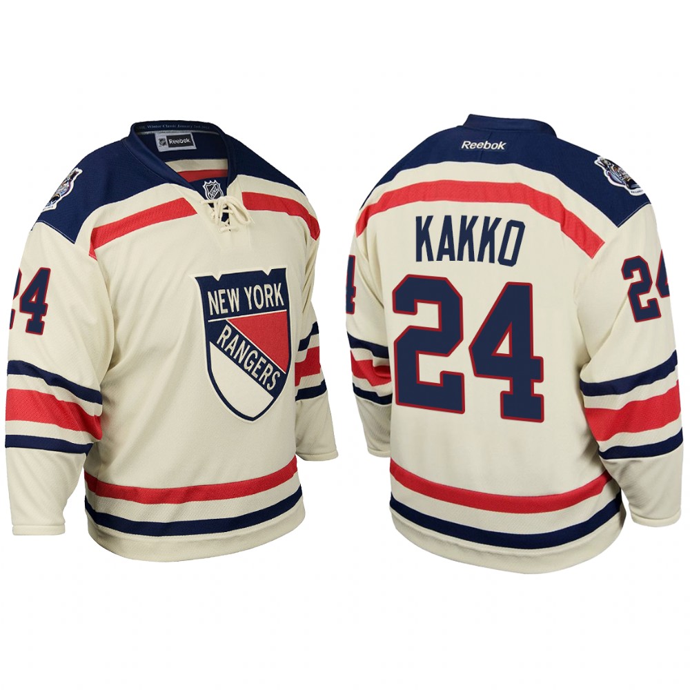 Rangers Kaapo Kakko White 2012 Winter Classic Replica Men Jersey