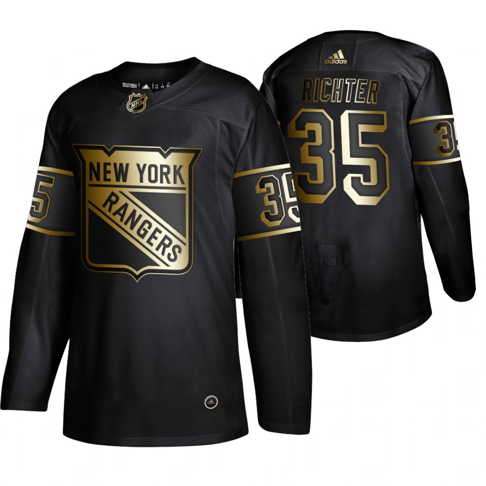 Rangers Mike Richter Men's Authentic 2019 NHL Golden Edition Jersey