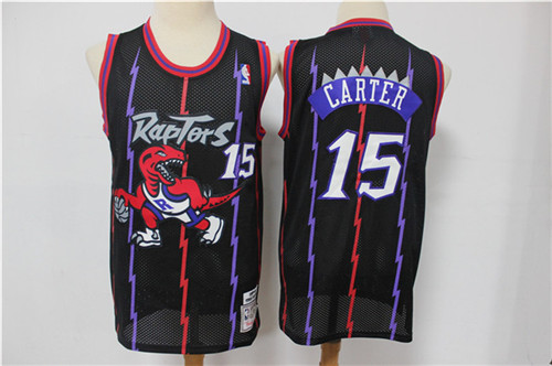 Raptors 15 Vince Carter Purple Hardwood Classics Jersey