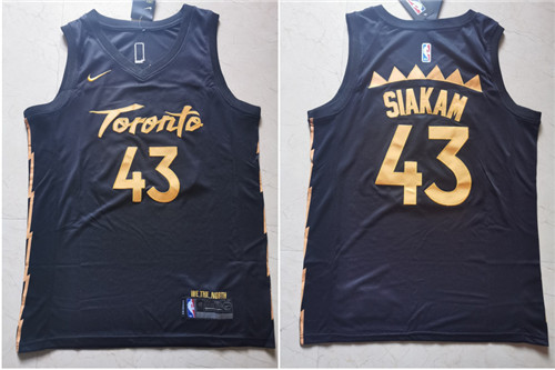 Raptors 43 Pascal Siakam Black 2019-20 City Edition Nike Swingman Jersey