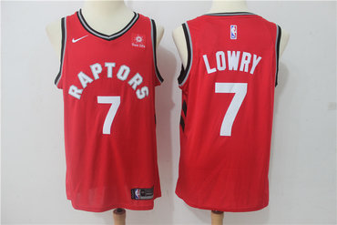 Raptors 7 Kyle Lowry Black Nike Swingman Jersey