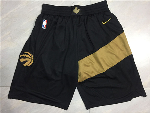 Raptors Black 2018-19 City Edition Shorts