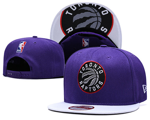 Raptors Fresh Logo Purple Adjustable Hat TX