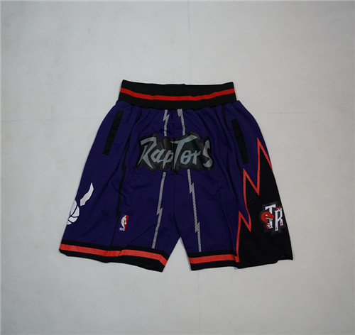 Raptors Purple Just Don Throwback Shorts