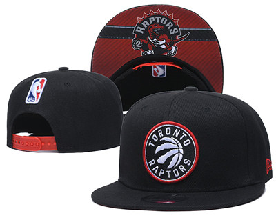 Raptors Team Logo Black Adjustable Hat GS