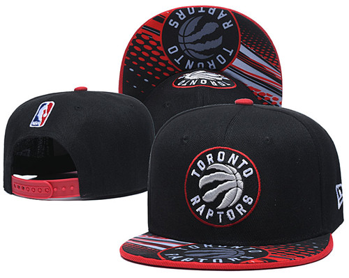 Raptors Team Logo Black Adjustable Hat LH