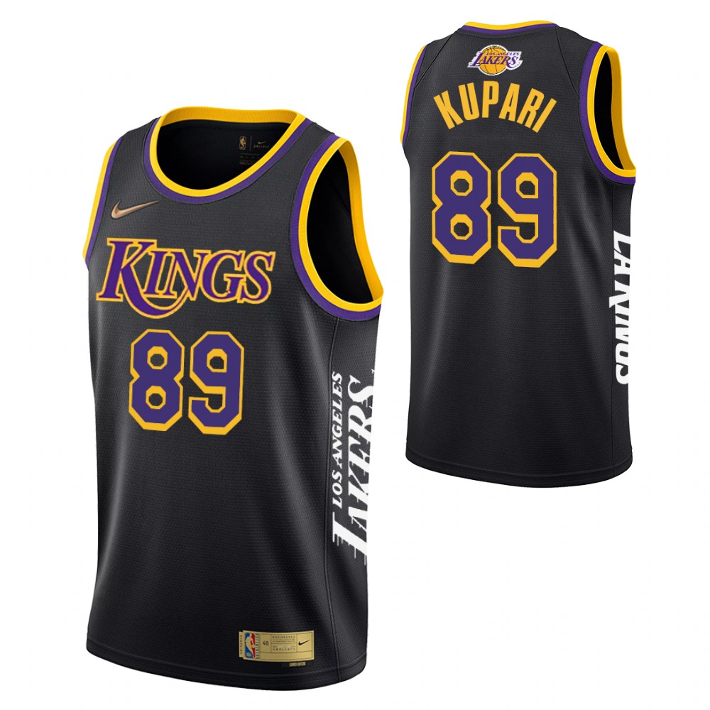 Rasmus Kupari Jersey Los Angeles Kings Lakers Night Black Hybrid Tank