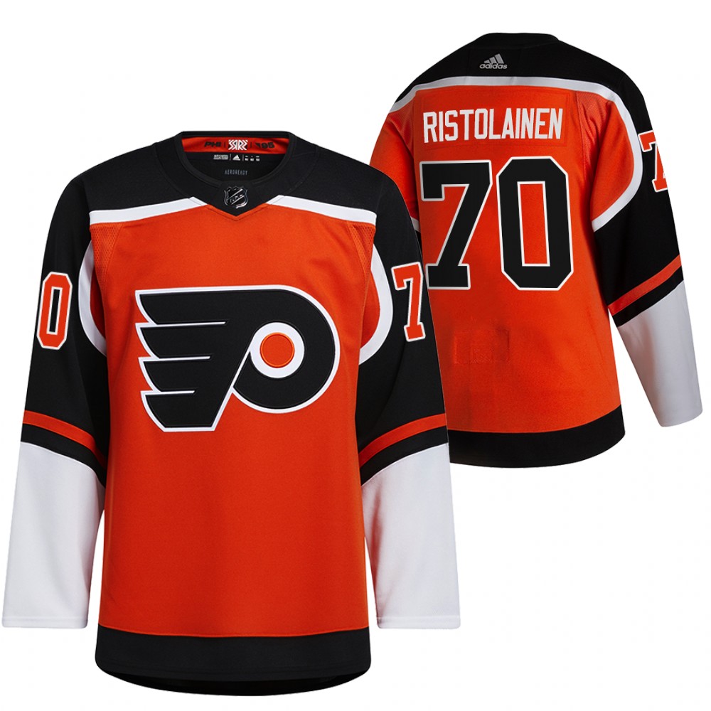 Rasmus Ristolainen Philadelphia Flyers Orange 2021 Reverse Retro Jersey Special Edition