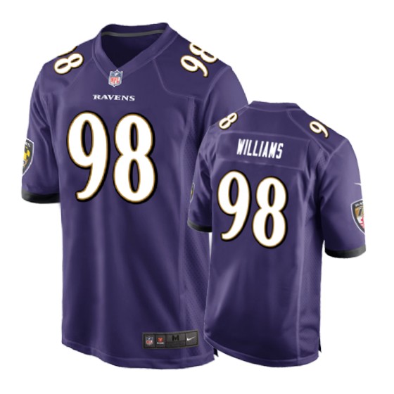 Ravens Purple Brandon Williams Game Jersey