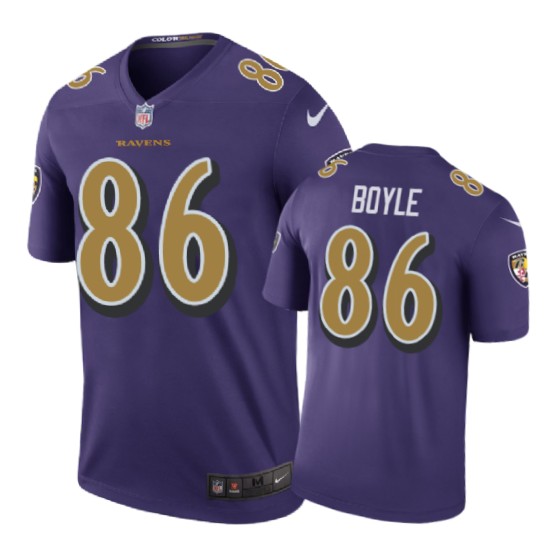 Ravens Purple Nick Boyle Color Rush Jersey