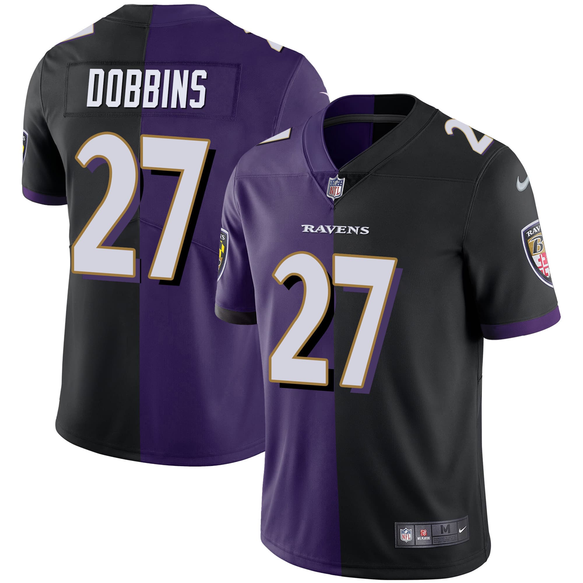 Ravens Split Vapor Jersey – All Stitched J.K. Dobbins