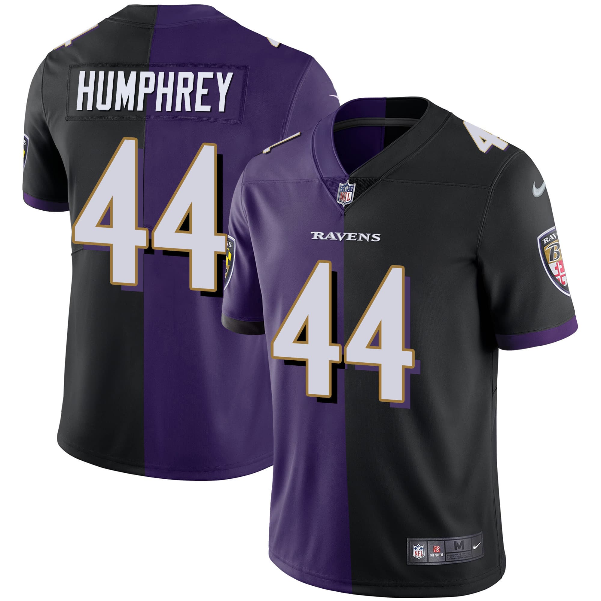 Ravens Split Vapor Jersey – All Stitched Marlon Humphrey