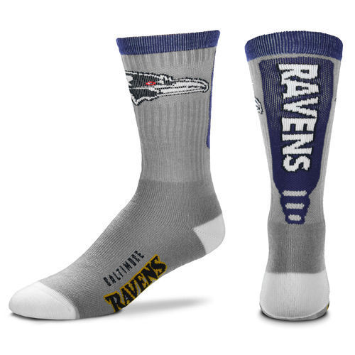 Ravens Team Logo NFL Socks