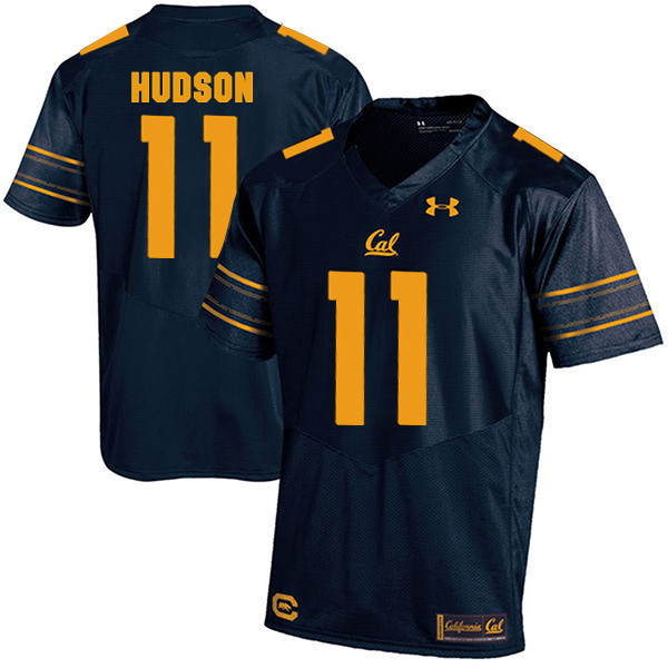 Ray Hudson California Golden Bears Men's Jersey - #11 NCAA Navy Blue Stitched Authentic
