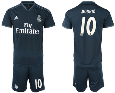 Real Madrid #10 Modric Away Soccer Club Jersey