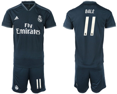 Real Madrid #11 Bale Away Soccer Club Jersey