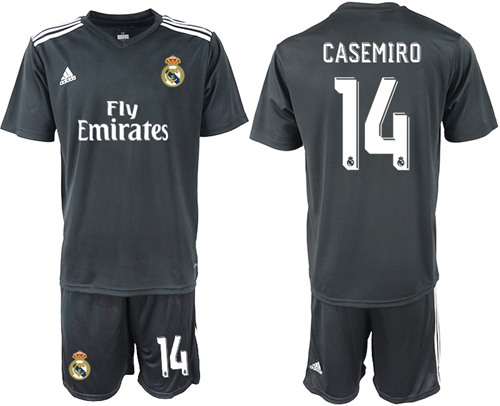 Real Madrid #14 Casemiro Away Soccer Club Jersey