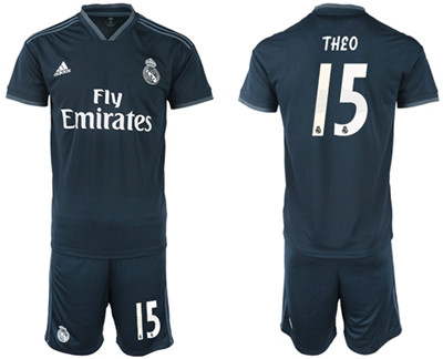 Real Madrid #15 Theo Away Soccer Club Jersey