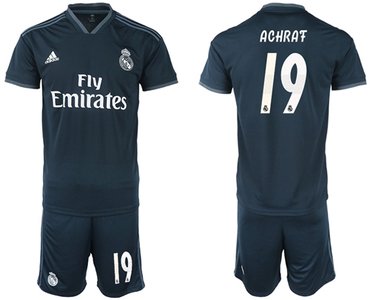 Real Madrid #19 Achraf Away Soccer Club Jersey