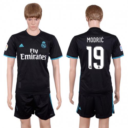 Real Madrid #19 Modric Away Soccer Club Jersey