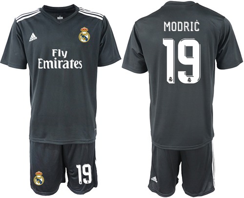 Real Madrid #19 Modric Away Soccer Club Jersey