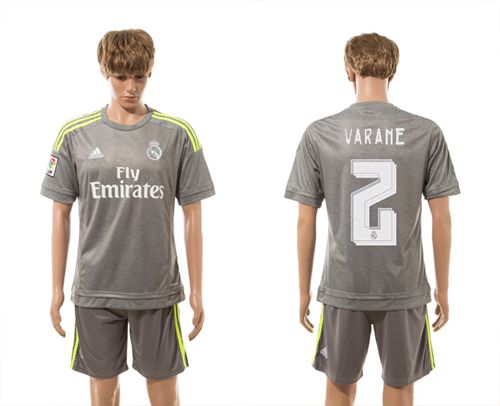 Real Madrid #2 Varane Away Soccer Club Jersey