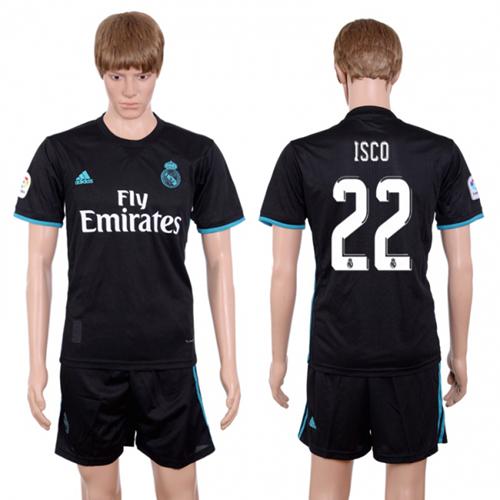 Real Madrid #22 Isco Away Soccer Club Jersey