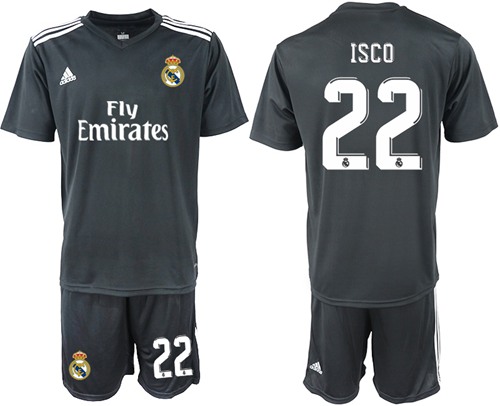 Real Madrid #22 Isco Away Soccer Club Jersey