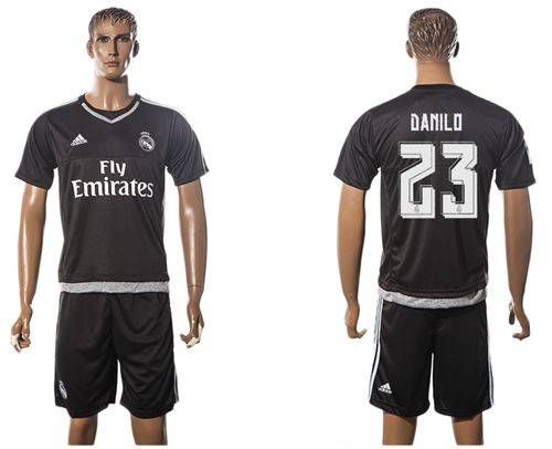 Real Madrid #23 Danilo Black Soccer Club Jersey