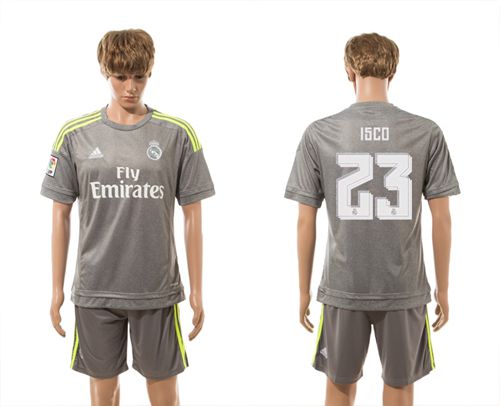 Real Madrid #23 Isco Away Soccer Club Jersey