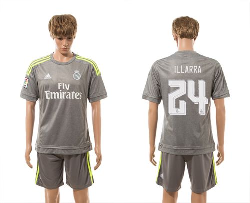 Real Madrid #24 Illarra Away Soccer Club Jersey