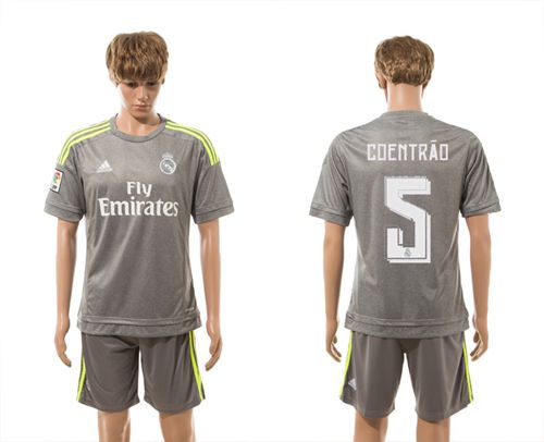 Real Madrid #5 Coentrao Away Soccer Club Jersey