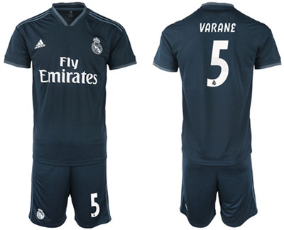 Real Madrid #5 Varane Away Soccer Club Jersey